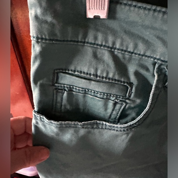 Pilcro / Anthropologie green size 32 denim style slim ankle 5 pocket pant - Picture 12 of 14